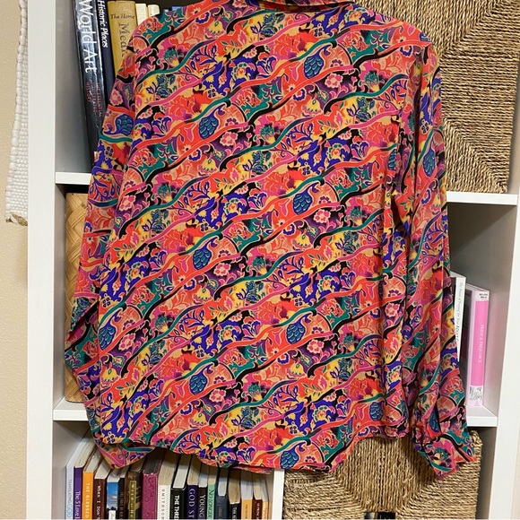 Vintage silk Christie & Jill blouse - Picture 4 of 4